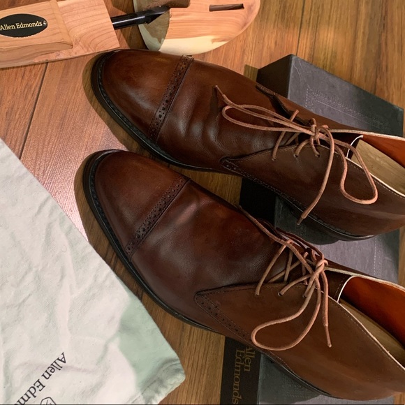 Allen Edmonds Bleecker Street chukka boot in brown 10.5D - Picture 5 of 9
